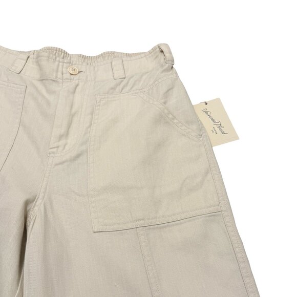 NWT Universal Thread Women's Cream Trousers Size 6 - Picture 4 of 9